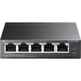 TP-Link TL-SF1005P No administrado Fast Ethernet (10/100) Energía sobre Ethernet (PoE) Negro, Interruptor/Conmutador No administrado, Fast Ethernet (10/100), Bidireccional completo (Full duplex), Energía sobre Ethernet (PoE)