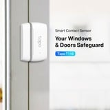 TP-Link Tapo T110 sensor de puerta / ventana Inalámbrico Puerta/ventana Blanco, Detector de apertura blanco, Inalámbrico, Blanco, 922 MHz, Puerta/ventana, 0 - 40 °C, CR2032