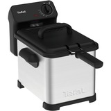Tefal FR503 Sencillo Independiente 3000 W Freidora Negro, Acero inoxidable acero fino/Negro, Freidora, 1,3 kg, 4 L, Metal, 150 °C, 190 °C