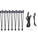 Thermaltake CL-O051-PL00BL-A, Control del ventilador negro