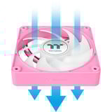 Thermaltake CT140 EX ARGB Sync PC Cooling Fan Pink, Ventilador rosa neón