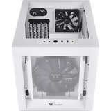 Thermaltake Divider 200 TG Micro Torre Blanco, Cajas de torre blanco, Micro Torre, PC, Blanco, micro ATX, Mini-ITX, SPCC, 18,5 cm