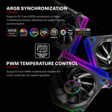 Xilence XF073, Ventilador negro