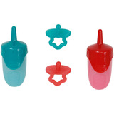 ZAPF Creation BABY born® Pequeño Biberón y Chupete 36cm, Accesorios para muñecas 