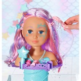 ZAPF Creation Sister Styling Mermaid Head, Cabeza de maquillaje y peluquería BABY born Sister Styling Mermaid Head, Muñeca de baño, Chica, 3 año(s), AA, Multicolor