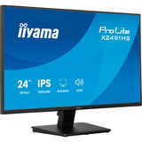 iiyama X2491HS-B1, Monitor LED negro (mate)