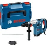 Bosch GBH 4-32 DFR-Set 900 W 760 RPM, Martillo perforador azul, 3,2 cm, 760 RPM, 5 J, 3600 ppm, 14 - 25 mm, 1,3 cm
