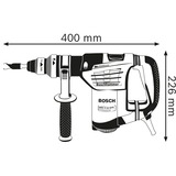 Bosch GBH 4-32 DFR-Set 900 W 760 RPM, Martillo perforador azul, 3,2 cm, 760 RPM, 5 J, 3600 ppm, 14 - 25 mm, 1,3 cm