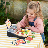 Casdon Estación de ingredientes para pizza de juguete Ooni, Electrodomésticos para niños 