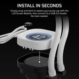 Corsair CW-9061030-WW, Pantalla blanco