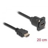 DeLOCK 87966, Cable negro