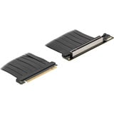 DeLOCK Tarjeta Riser PCI E 5.0 x16>x16 Slot 90° con cable 30cm, Tarjeta de ampliación negro