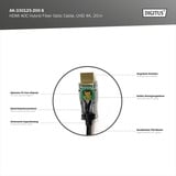 Digitus Cable híbrido de fibra óptica HDMI AOC, UHD 4K negro