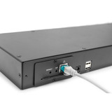 Digitus Conmutador KVM modular de 8 puertos, Switch KVM negro