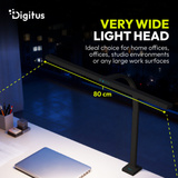Digitus Lámpara de escritorio LED, Luz de LED negro