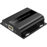 Digitus Receptor HDMI IP, 4K/60Hz, Alargador de HDMI negro