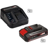 EINHELL GE-CM 36/33 Li (2x2,5Ah) Cortacésped de empuje a gasolina Batería Negro, Rojo rojo/Negro, 5Ah), Cortacésped de empuje a gasolina, 33 cm, 2,5 cm, 6,5 cm, 30 L, 4 rueda(s)