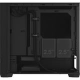 Fractal Design Pop Mini Silent Mini Tower Negro, Cajas de torre negro, Mini Tower, PC, Negro, micro ATX, Mini-ITX, Acero, 17 cm