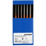 GEDORE Juego de punzones para pasadores 116 A, 6 piezas, PIN punch amarillo