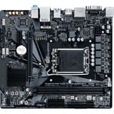 GIGABYTE H610M S2H V2 Placa base - Soporta CPUs Intel Core de 14ª generación, 4+1+1 Fases Híbridas VRM Digital, hasta 5600MHz DDR5, 1xPCIe 3.0 M.2, GbE LAN, USB 3.2 Gen 1 4+1+1 Fases Híbridas VRM Digital, hasta 5600MHz DDR5, 1xPCIe 3.0 M.2, GbE LAN, USB 3.2 Gen 1, Intel, LGA 1700, Intel® Celeron®, Intel® Core™ i3, Intel® Core™ i5, Intel® Core™ i7, Intel® Core™ i9,..., LGA 1700, 96 GB, DDR5-SDRAM