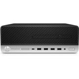 HP ProDesk 600 G5 SFF Generalüberholt, PC completo negro/Plateado