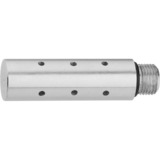 Hazet Pistola de soplado 9040LG-3/2, larga, Herramienta de golpe negro/Azul