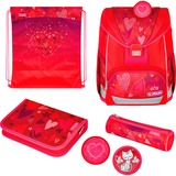 Herlitz 50037704, Cartera de escuela rojo/Rosa