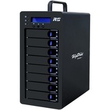 HighPoint RocketStor 6438S External SAS/SATA JBOD Tower, Caja de unidades negro