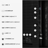 Hisense 55E7S PRO Televisor Hi-QLED, TV QLED negro/Gris oscuro