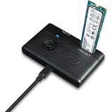 Icy Dock MB031U-1SMB tarjeta y adaptador de interfaz M.2, Bastidor de instalación negro, USB Tipo C, M.2, Negro, Estado, CE, RoHS, REACH, 5 Gbit/s