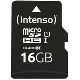 Intenso 16GB microSDHC UHS-I Clase 10, Tarjeta de memoria 16 GB, MicroSDHC, Clase 10, UHS-I, 90 MB/s, Class 1 (U1)