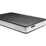 Inter-Tech GD-25LK01 Caja de disco duro (HDD) Aluminio, Negro 2.5", Caja de unidades negro, Caja de disco duro (HDD), 2.5", SATA, Serial ATA II, Serial ATA III, 5 Gbit/s, Conexión USB, Aluminio, Negro
