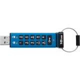 Kingston IronKey Keypad 200 de 16 GB, FIPS 140-3 nivel 3 cifrado AES-256, Lápiz USB FIPS 140-3 nivel 3 cifrado AES-256, 16 GB, USB tipo A, 3.2 Gen 1 (3.1 Gen 1), 145 MB/s, Funda, Azul