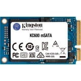 Kingston KC600 mSATA 1024 GB Serial ATA III 3D TLC, Unidad de estado sólido 1024 GB, mSATA, 550 MB/s, 6 Gbit/s