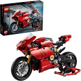 LEGO Technic 42107 Ducati Panigale V4 R, Maqueta de Moto de Juguete, Juegos de construcción rojo, Maqueta de Moto de Juguete, Juego de construcción, 10 año(s), 646 pieza(s), 880 g