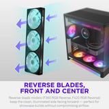 NZXT F420 RGB, Ventilador negro