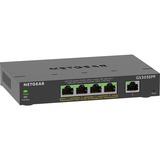 Netgear 5-Port Gigabit Ethernet High-Power PoE+ Plus Switch (GS305EPP) Gestionado L2/L3 Gigabit Ethernet (10/100/1000) Energía sobre Ethernet (PoE) Negro, Interruptor/Conmutador negro, Gestionado, L2/L3, Gigabit Ethernet (10/100/1000), Bidireccional completo (Full duplex), Energía sobre Ethernet (PoE)