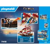 PLAYMOBIL Pirates Pequeño Barco Pirata, Juegos de construcción 
