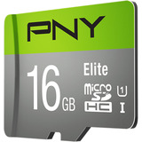 PNY P-SDU16GU185GW-GE, Tarjeta de memoria gris/Verde