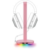 Razer Base Station V2 Chroma Soporte para auriculares rosa neón, Soporte para auriculares, Aluminio, 460 g, Rosa