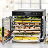 Rommelsbacher Deshidratador DA 650, Secado de la máquina acero fino/Negro