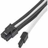 SilverStone Cable de extensión PCIe SST-PP07E-PCIBW negro/blanco
