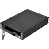 SilverStone SST-FS202B caja para disco duro externo 2.5" Carcasa de disco duro/SSD Negro, Chasis intercambiable negro, 2.5", SAS, SATA, SATA, Carcasa de disco duro/SSD, Negro, Aluminio