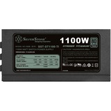 SilverStone ST1100-TI v2.0 unidad de fuente de alimentación 1100 W 20+4 pin ATX ATX Negro, Fuente de alimentación de PC negro, 1100 W, 90 - 264 V, 1200 W, 47 - 63 Hz, Activo, 120 W