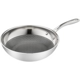 Tefal Eternal Mesh Sartén para wok/sofrito Alrededor, Pan acero fino, Alrededor, Sartén para wok/sofrito, Acero inoxidable, Acero inoxidable, 250 °C, Aluminio, Acero inoxidable