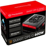 Thermaltake SPG-600DH2CCB unidad de fuente de alimentación 600 W 24-pin ATX ATX Negro, Rojo, Fuente de alimentación de PC negro, 600 W, 100 - 240 V, 720 W, 47 - 63 Hz, 9 A, Activo