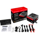 Thermaltake SPG-600DH2CCB unidad de fuente de alimentación 600 W 24-pin ATX ATX Negro, Rojo, Fuente de alimentación de PC negro, 600 W, 100 - 240 V, 720 W, 47 - 63 Hz, 9 A, Activo