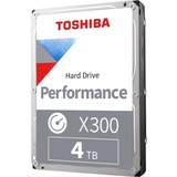 Toshiba X300 3.5" 4000 GB Serial ATA III, Unidad de disco duro 3.5", 4000 GB, 7200 RPM, A granel