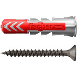 fischer Taco DuoPower 6x30 S, Pasador gris claro/Rojo