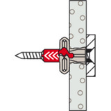 fischer Taco DuoPower 6x30 S, Pasador gris claro/Rojo
